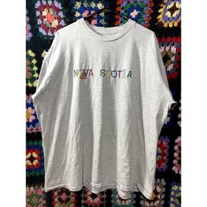 Vintage Single Stitch "Nova Scotia" Embroidered T-shirt